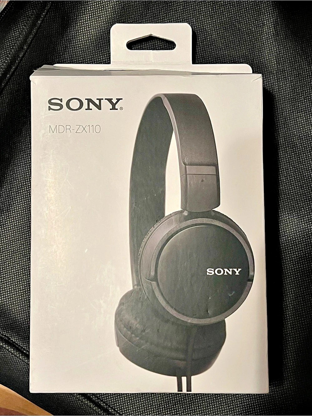 Sony MDR-ZX110 Black On-Ear wired Headphones
